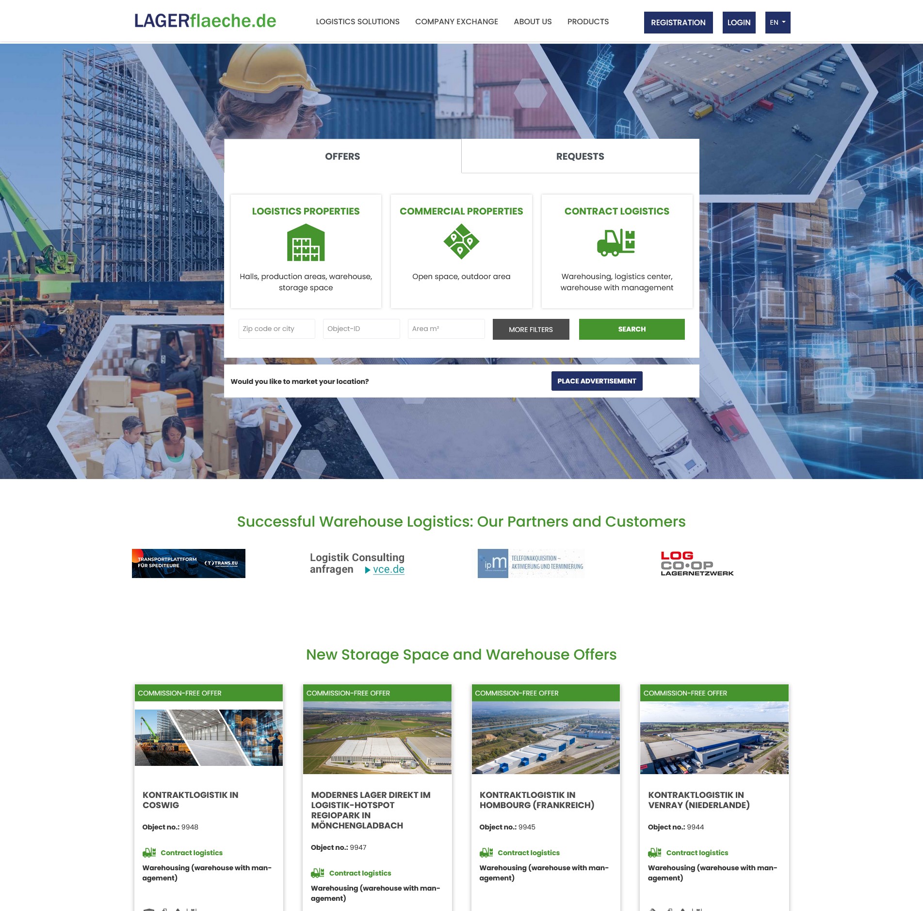 LAGERflaeche.de Banner Advertising