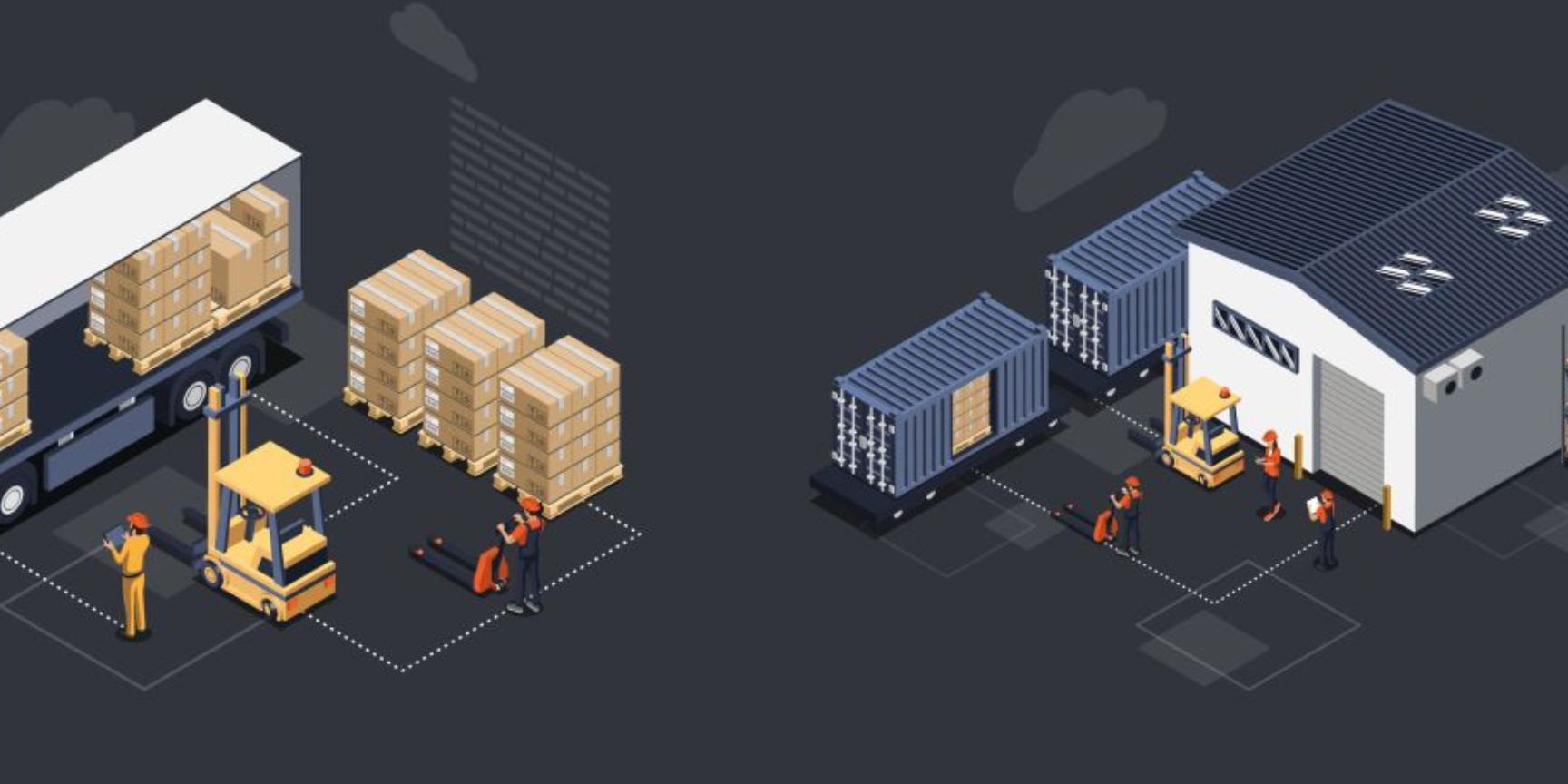 Logistikdienstleistungen, Transport, Lager, Lagerraum, Lieferketten, Warenverkehr, Spedition, Fourth-Party-Logistik, Logistikmanagement
