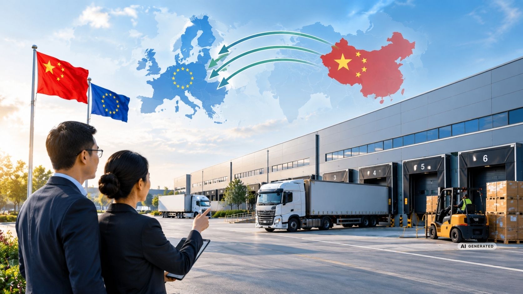 Chinese company expands European logistics structure with warehouse and supply chains Chinese company expands European logistics structure with warehouse and supply chains