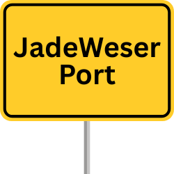 Autobahnschild GVZ JadeWeserPort, GVZ JadeWeserPort, Güterverkehrszentrum JadeWeserPort