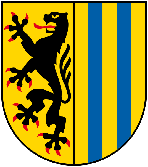 Wappen der Stadt Leipzig, der starken Wirtschaftsregion für Logistik.