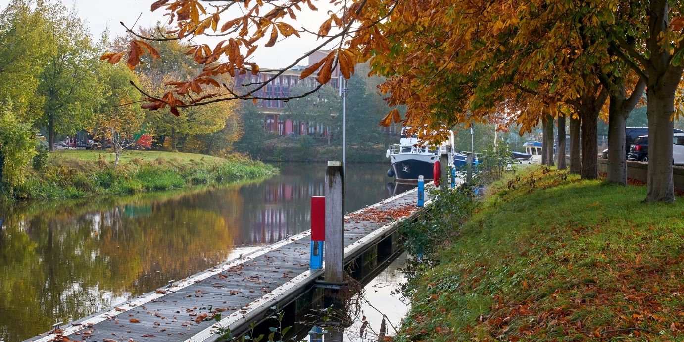Aufnahme von Coevorden-Emlichheim: Güterverkehrszentrum, Wasserstraßen Coevorden-Emlichheim, Hallen Coevorden-Emlichheim und Logistikflächen