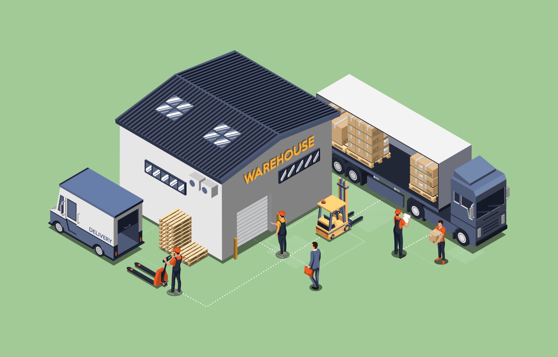 Kontraktlogistik, Lager, Warehouse