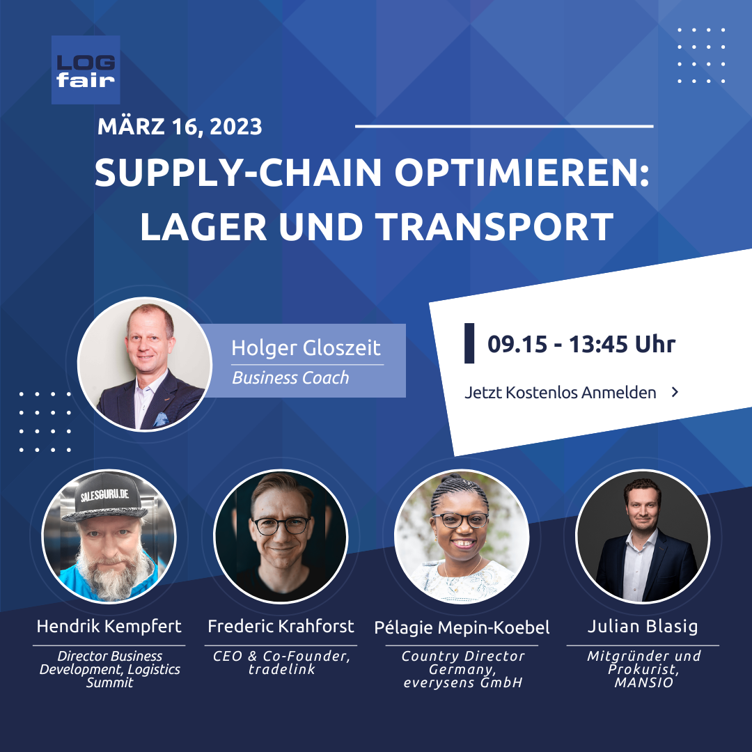 LOGfair, Lager und Transport, Supply-Chain, Branchenexperten, online Event