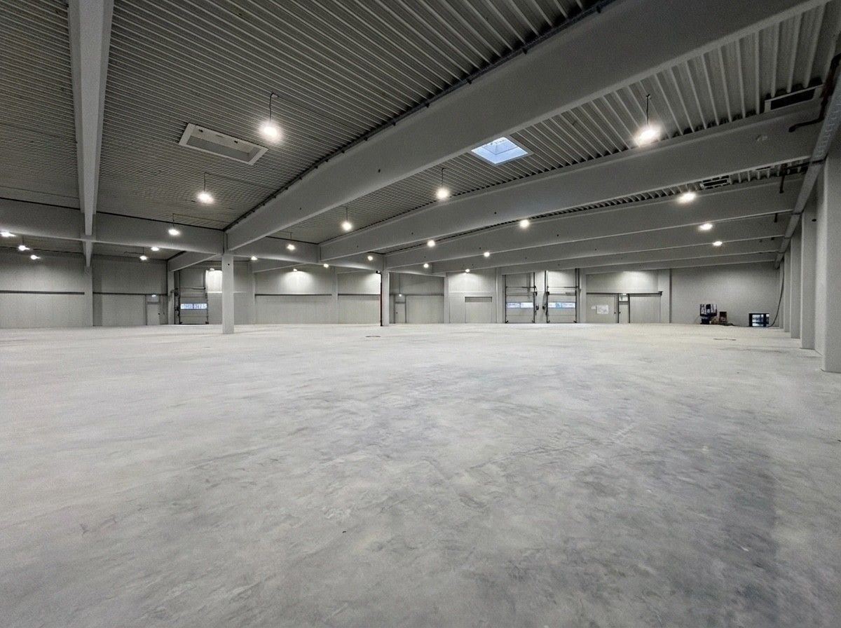 REALOGIS, rents logistics property in Kronau, Baden-Württemberg, warehouse space, logistics area, crane (inside) / Copyright: REALOGIS 