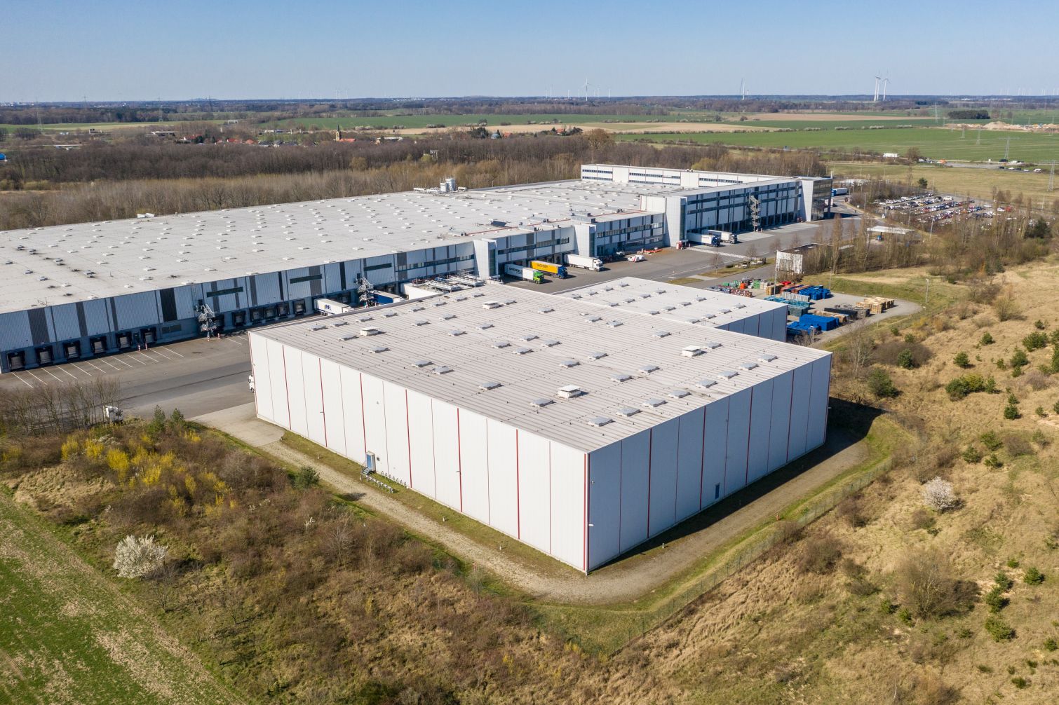 Der neue Standort der Runge Lager & Logistik GmbH in Altlandsberg, östlich von Berlin, mit über 8.500 Quadratmetern. Copyright: CTP Invest Germany GmbH 