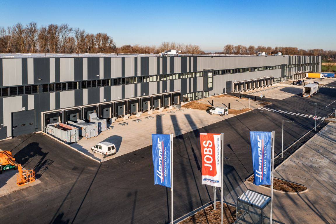 Kontraktlogistik in Niederzier mit 30.000 qm Lagerfläche - Hammer GmbH & Co. KG