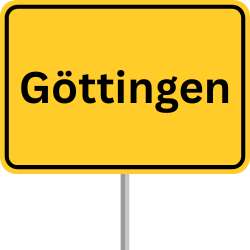 Autobahnschild Göttingen, GVZ Göttingen, Güterverkehrszentrum Göttingen