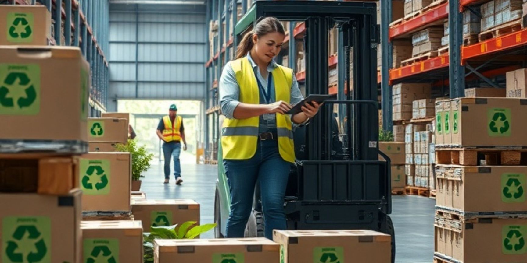 Nachhaltigkeit Lagerlogistik, Grüne Lagerlogistik, Green Warehousing, Energieeffiziente Lagertechnik