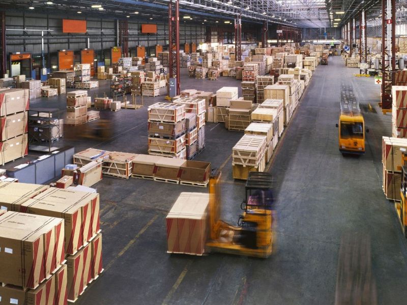 Warehouse Blocklager, Lager Blocklager, Logistikfläche Blocklager, lagerarten logistik, lagerarten