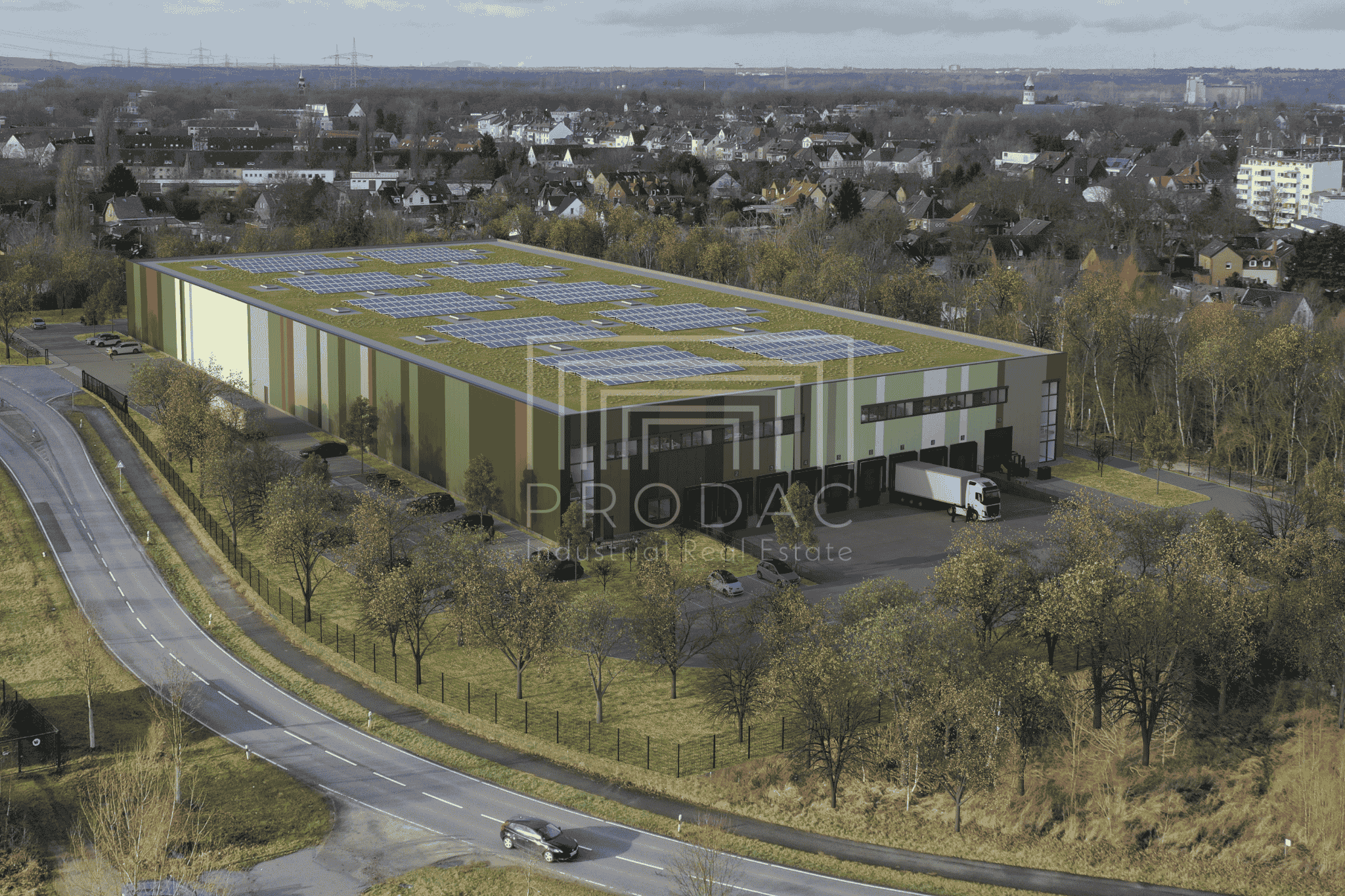 Neubau Lager- und Logistikfläche // 8.500 m2 // verfügbar ab Q2 2026 - Bild 2 - PRODAC Industrial Real Estate GmbH