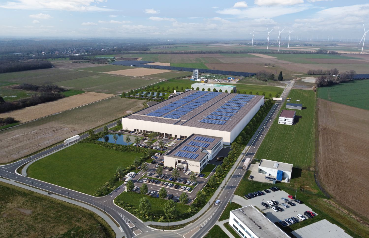 With CTPark Jülich, CTP has realized around 23,800 m² of high-tech production and logistics space. Copyright: CTP Invest Germany GmbH. 