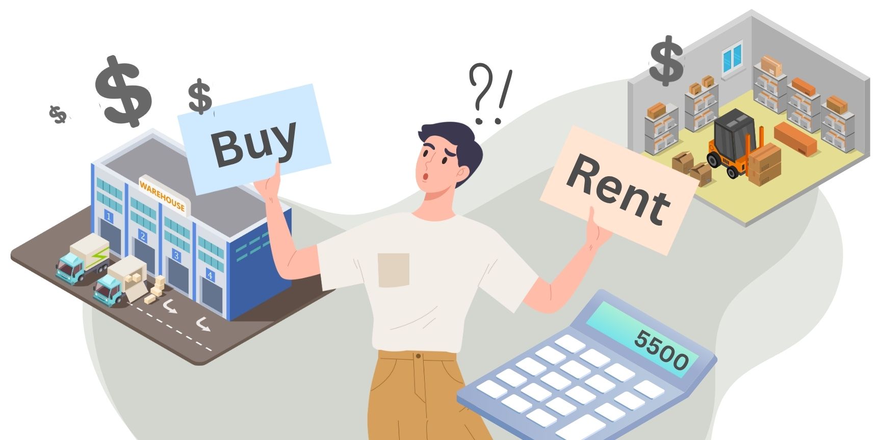 Decision-making aid: Rent or buy a warehouse?
