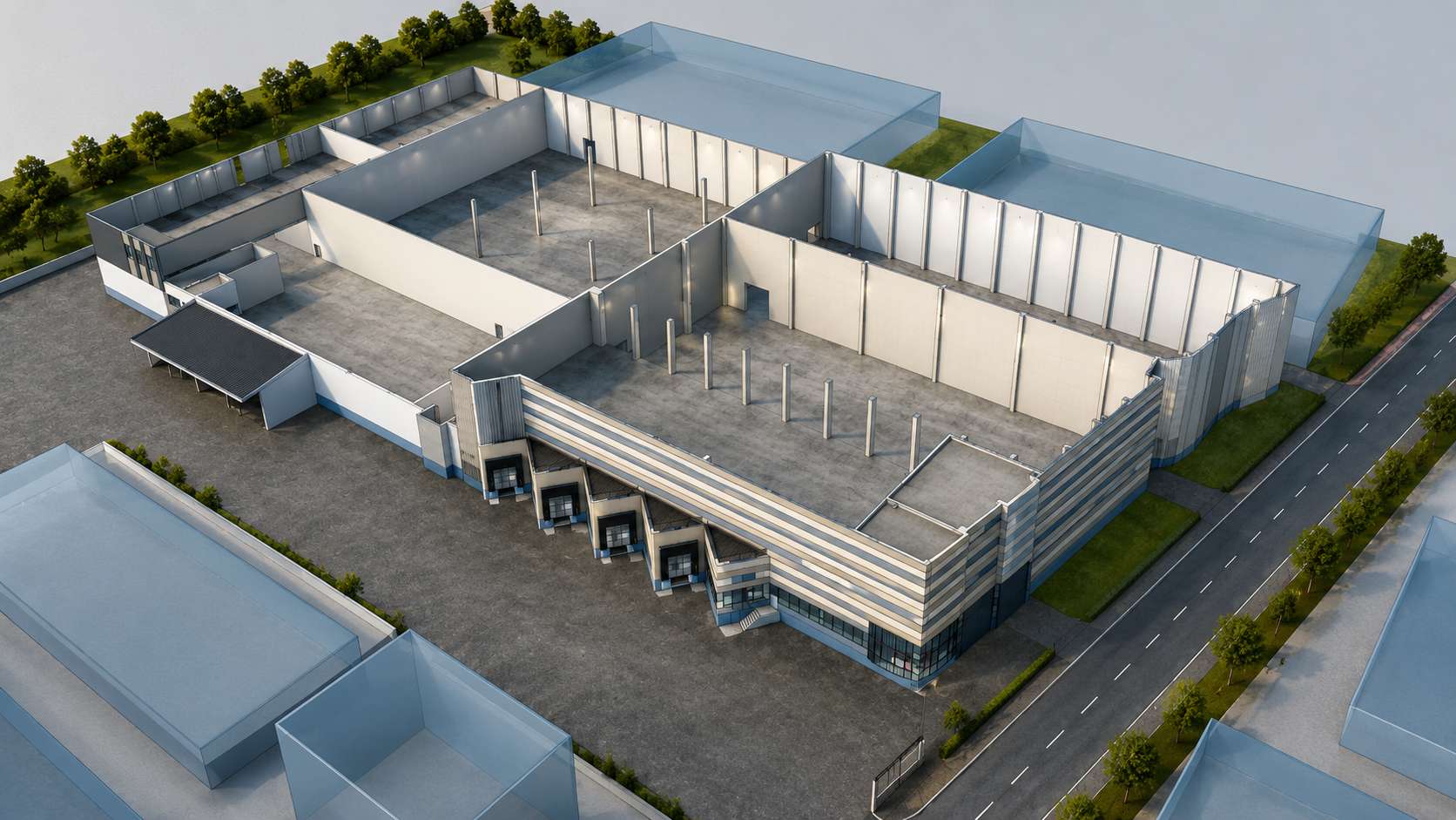 9.500 m² Logistik-, Lager- und Produktionsfläche in Top-Lage bei Stuttgart Airport - HTL Peter Messner GmbH