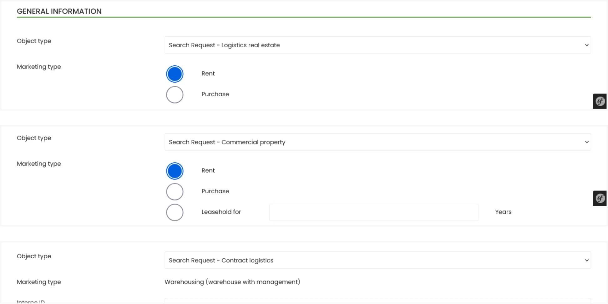 LAGERflaeche.de Search Request Checklist Image