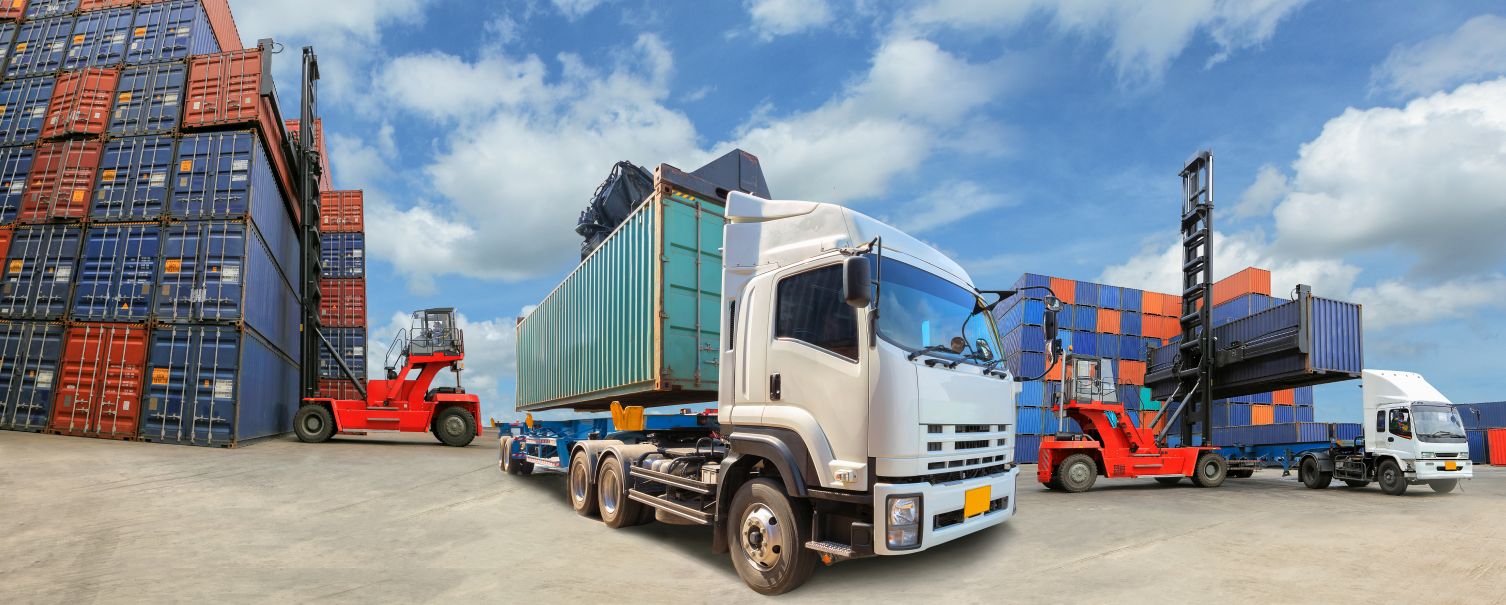 Hafenlogistik, Lagerlogistik Hafenlogistik, Schiffe Warehouse, Lagerfläche Hafenlogistik