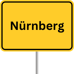 Autobahnschild Nürnberg, GVZ Nürnberg, Güterverkehrszentrum Nürnberg