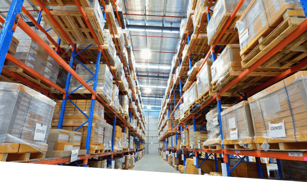 Palettenlager, Warehouse, Hochregallager, Lagerraum