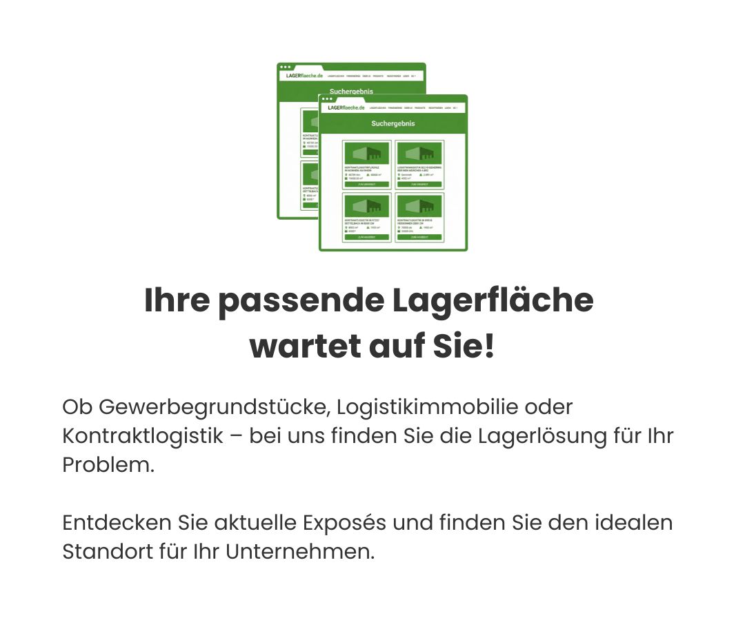 LAGERfleche.de Ihre passende Lagerfläche wartet auf Sie