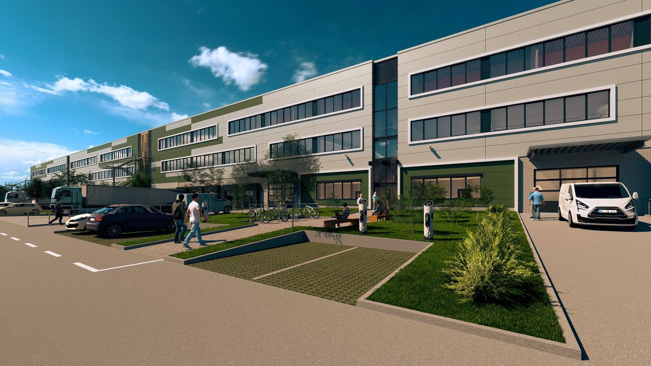 Four Parx receives the building permit for the development of a new commercial property in Kirchheim-Heimstetten. Copyright notice: Four Parx GmbH.